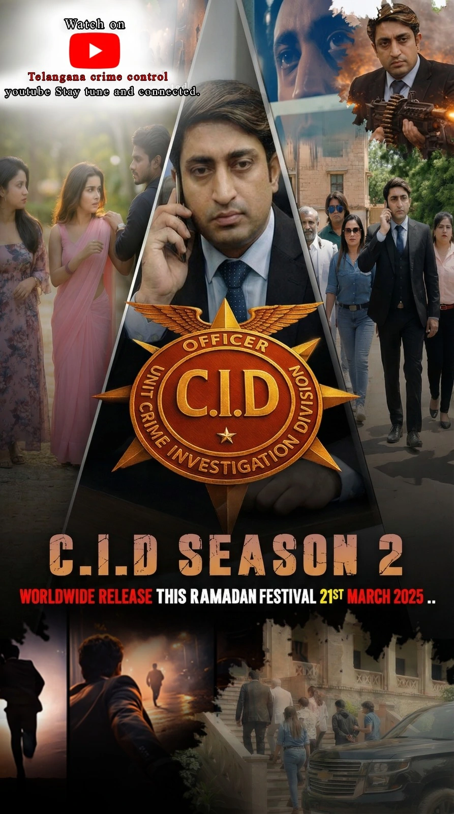 UCID Crime Control Season 2, Which is based on real incident happened in Telangana in which Telangana Super Star Mohammed Taskeen as a Main Lead
